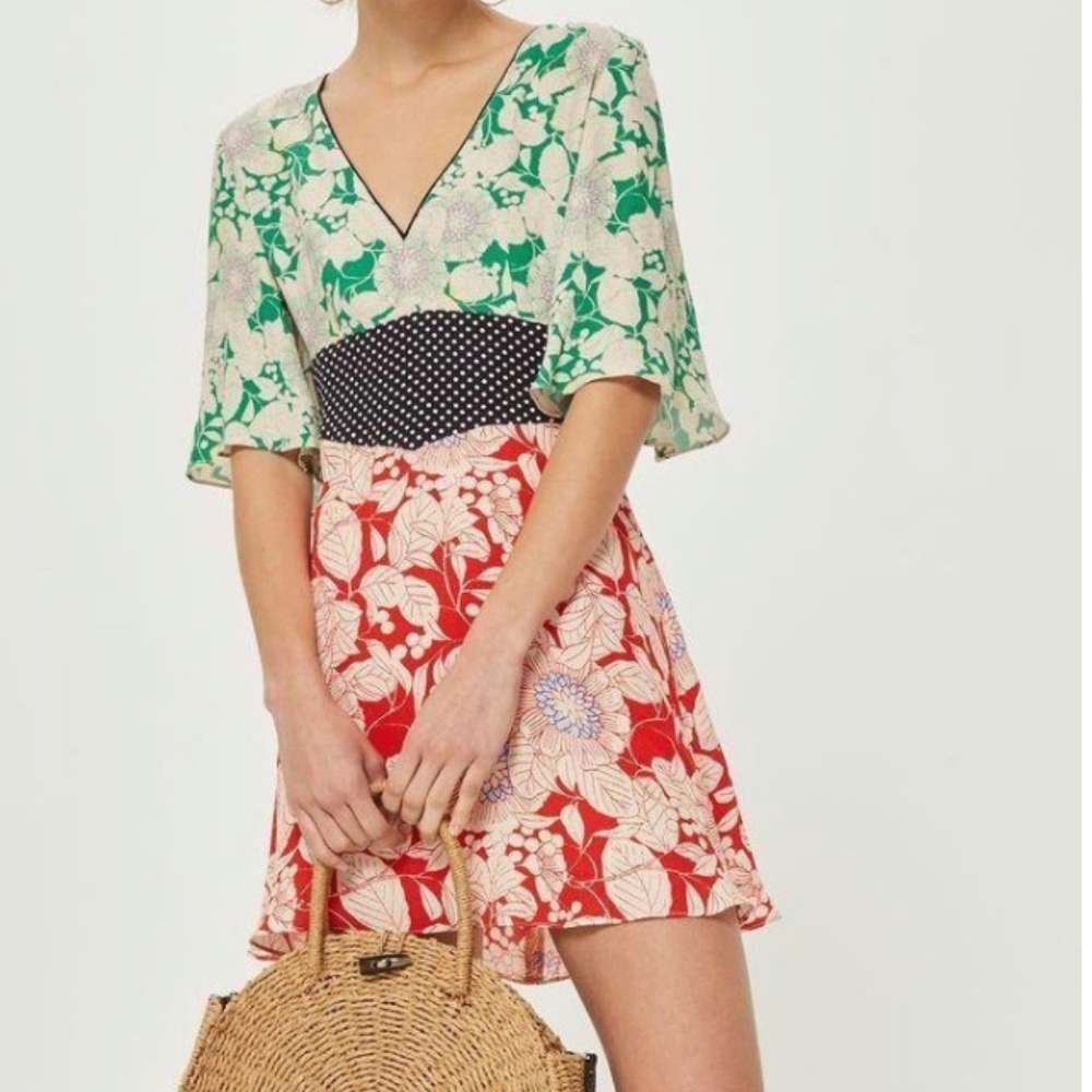 Top Shop Floral Mini Dress